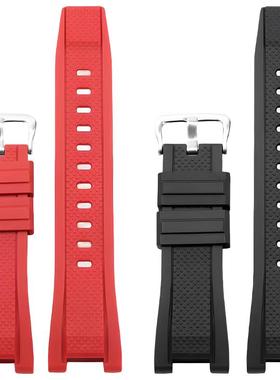 适配G-SHOCK卡西欧表带钢铁之心GST-W300 400G B100 S310男士黑色