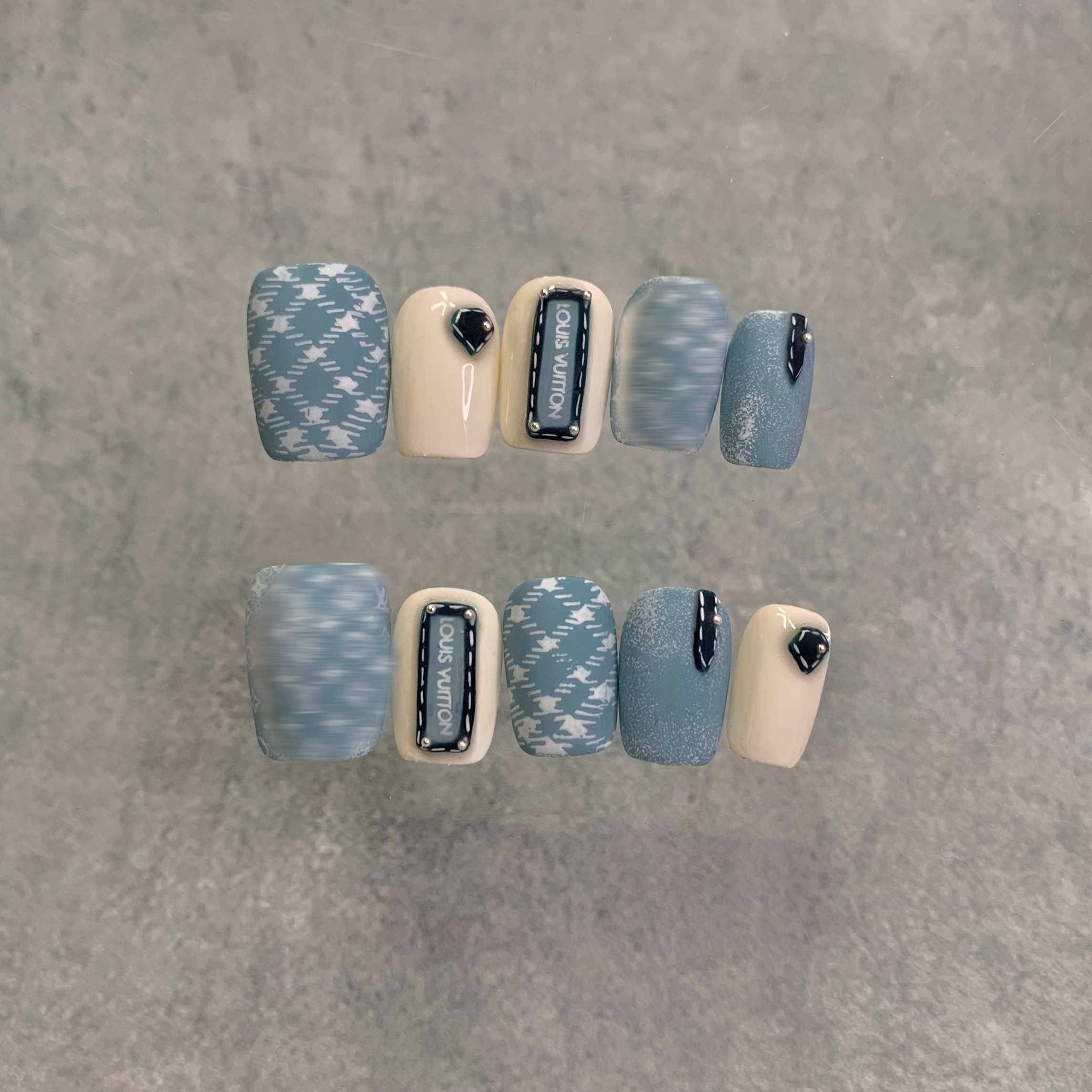 惊鸿-指甲陛下纯手工穿戴甲带钻