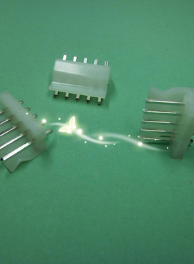 CH3.96-5PIN直针座 间距3.96mm 连接器 5P插座CH3.96 5P180度针座