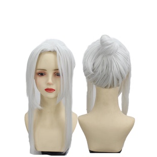 无畏契约 VALORANT cosplay 假发 cos捷风Jett银灰色造型发