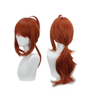 浪客剑心 绯村剑心 全职高手 张佳乐橘红色 cos动漫假发
