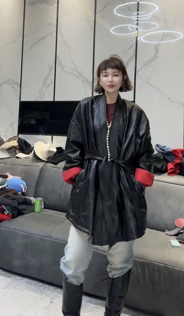 海宁2025秋冬新款爆款皮衣外套女高级感小个子真皮绵羊皮短款棉服