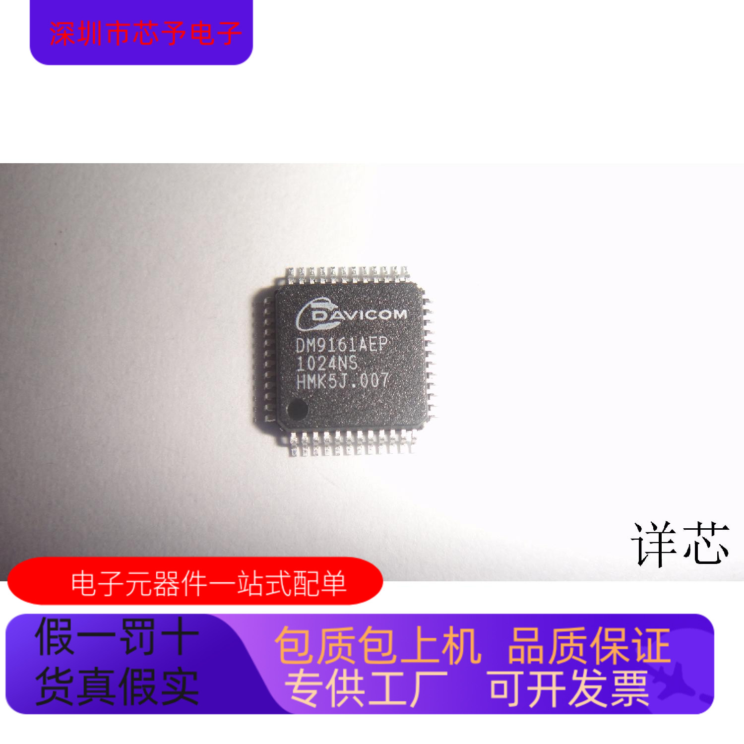 DM9161AEP全新原装 原厂渠道 咨询下单 保证质量