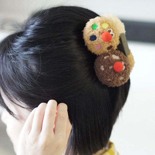 woou萌玩原创毛绒可爱曲奇鲨鱼夹