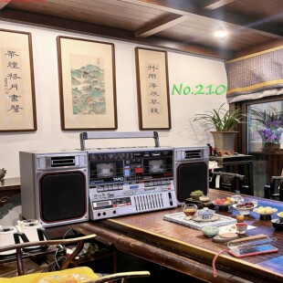 夏普收录音机GF 800品相90老收录机磁带机 原装 性能无暇No.210经典