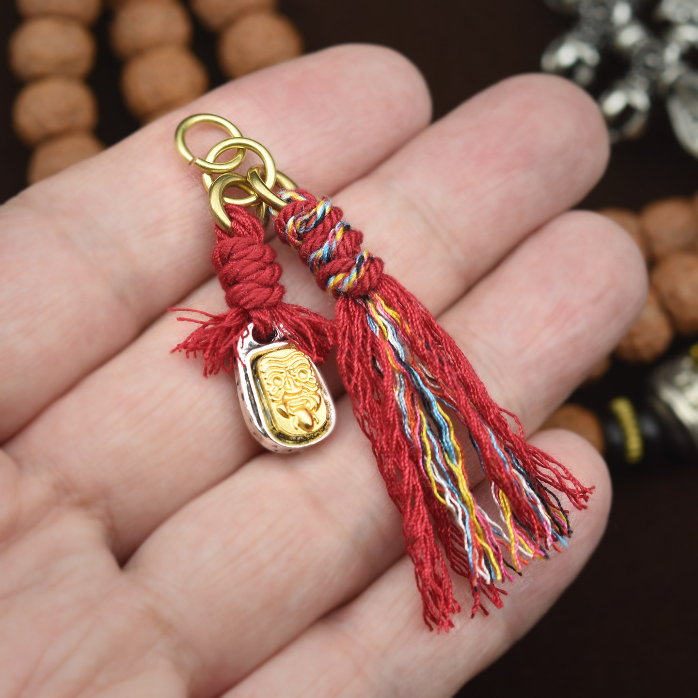 藏式元素扎基拉姆双面吊坠念佛珠手串卡子侧挂配饰配件流苏绳包挂,饰品/流行首饰/时尚饰品新,其他DIY饰品配件,淘宝优惠券,粉丝福利购,淘宝优惠卷
