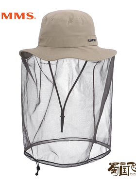 现货美国 SIMMS 防蚊帽 蜀国飞蝇