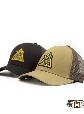 现货EDCO新西兰油蜡面料防水棒球帽飞钓路亚钓鱼户外蜀国飞蝇