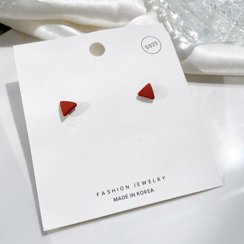 外贸饰品 S925银针气质三角简约个性ins时髦新潮网红高级耳钉,饰品/流行首饰/时尚饰品新,耳钉,淘宝优惠券,粉丝福利购,淘宝优惠卷