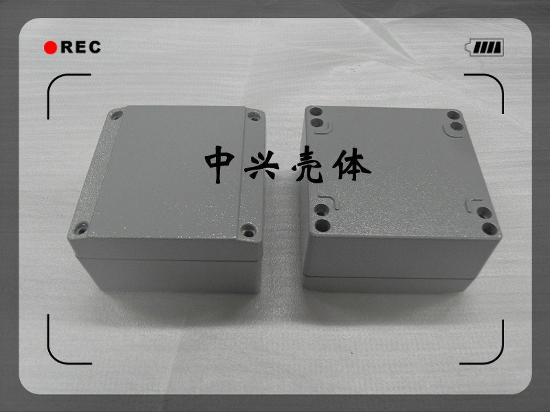 中兴壳体铸铝防水盒铝压铸防水盒方形铝盒FA43：100*100*60mm