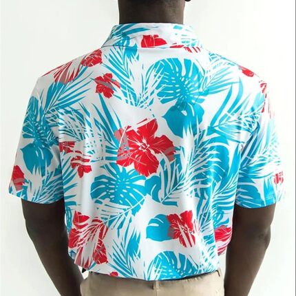 新款男装夏季高尔夫Polo衫弹力快干乒羽网球T恤运动服定货