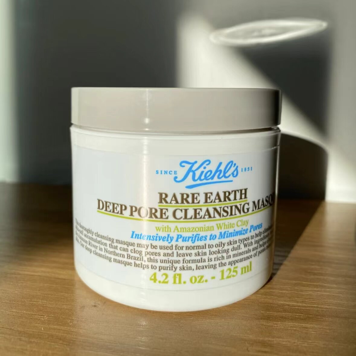 亚马逊白泥涂抹式清洁泥膜面膜补水去黑头控油125ml