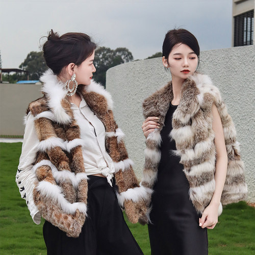 艾亿颉显瘦个性猫猫欧美风马甲