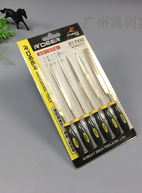 RT-F021/022/023飞鹿6件套金刚锉平锉/圆锉刀半圆锉尖头锉/三角锉