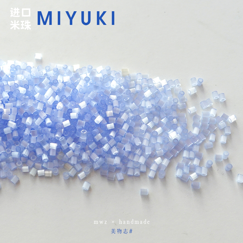 日本进口古董丝质米珠2mm