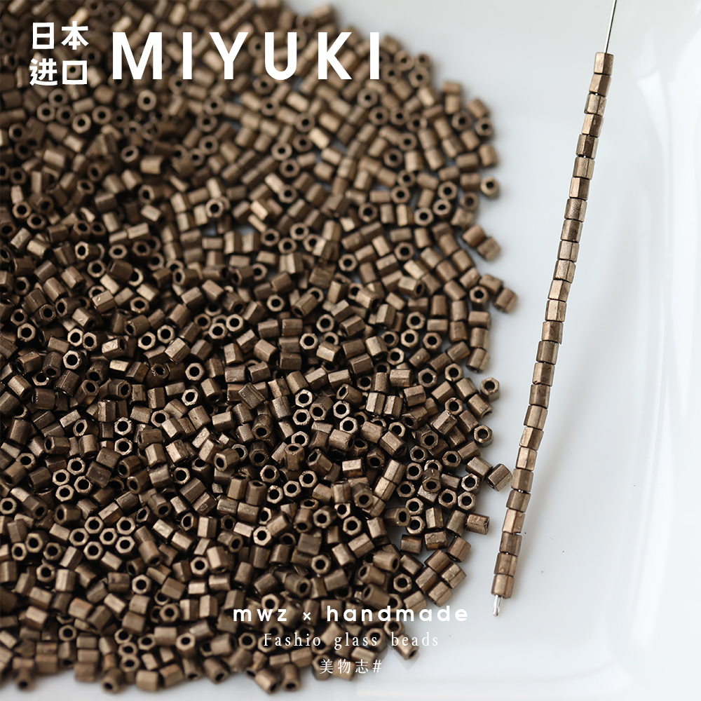 进口质感镀金油角珠！串珠材料