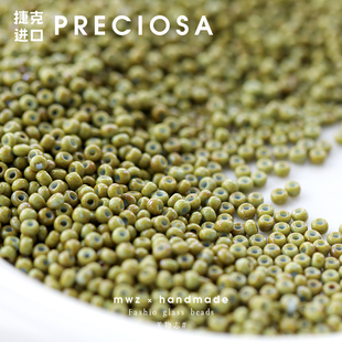捷克进口宝仕奥莎毕加索米珠2.2 3mm手工玻璃珠串珠材料散珠配件