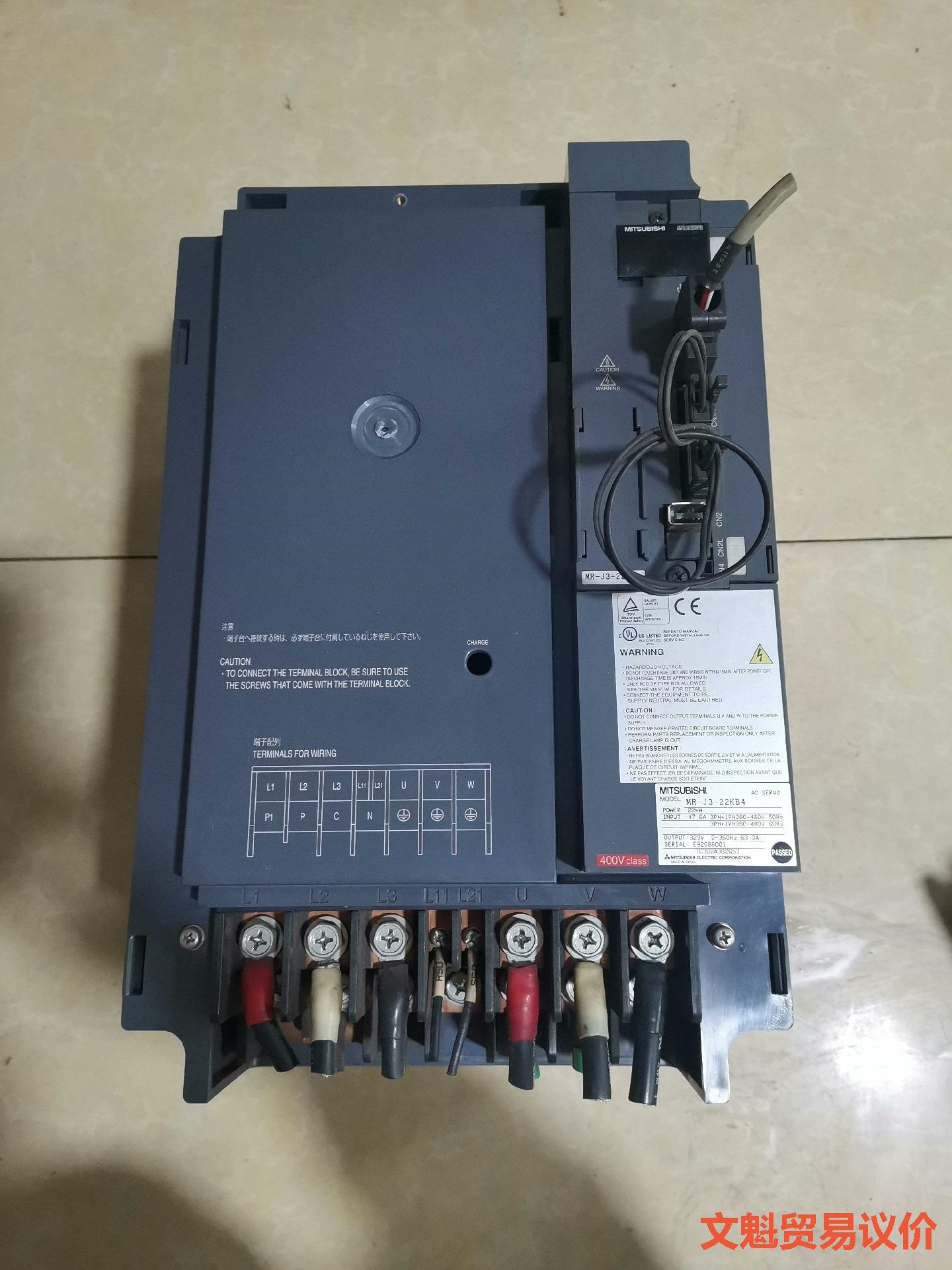 原装拆机三菱驱动器MR-J3-22KB4,成色如图,质量包好.议价.