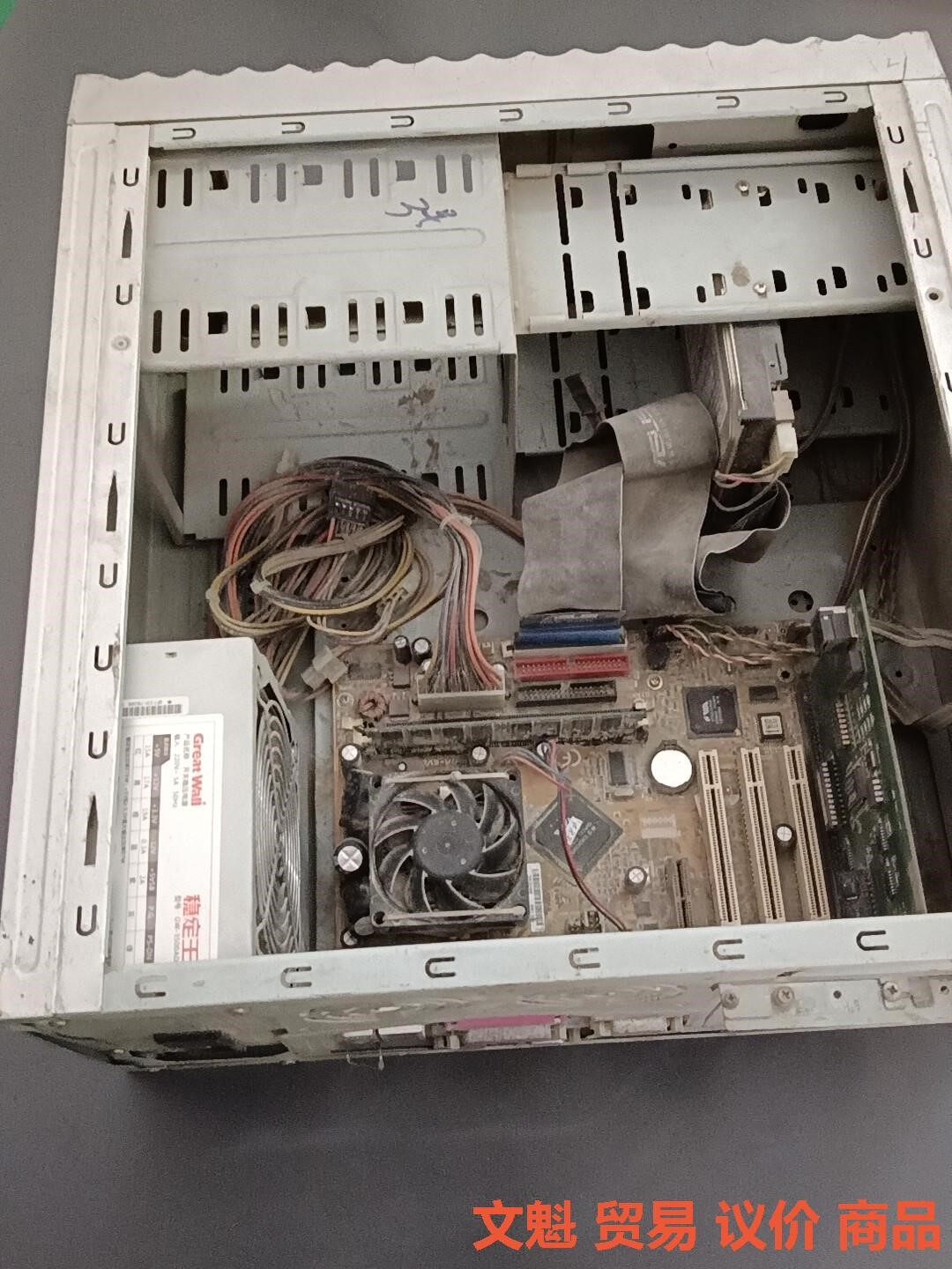 日立20钻孔机拆机主机一个,日立主机,带光纤通信卡,机械硬盘.