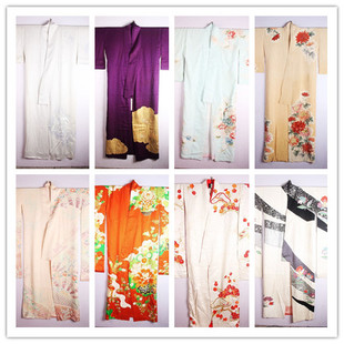 古着vintage传统日本制和服浴衣羽织刺绣振袖尖货舞台宽松开衫158