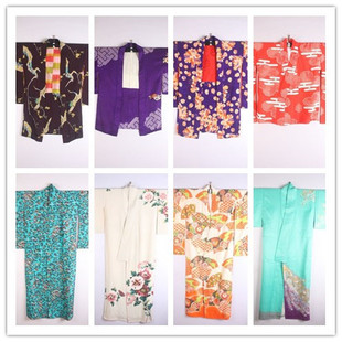 古着vintage传统日本制和服浴衣羽织和风印花舞台宽松外套开衫109