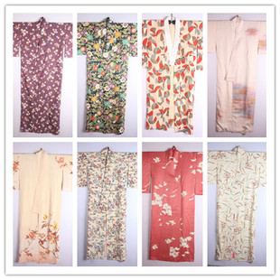 古着vintage传统日本制和服浴衣羽织和风印花舞台宽松外套开衫127