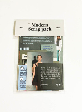 ●JY杂货●国内现货韩国amu复古写真人物贴纸 手帐拼贴装饰ins风