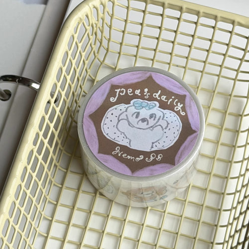 ●JY杂货●现货寄售nemosissy小狗pea's daily切膜贴纸卷手帐胶带