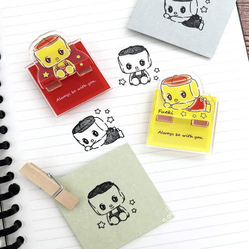 ●JY杂货●国内现货日本可爱fueki便签贴纸印章 手帐装饰拼贴ins