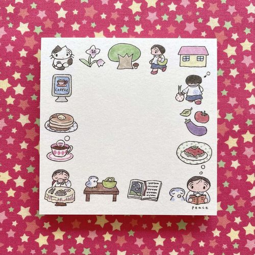 ●JY杂货●国内现货韩国centurybooks作者peace女孩便签 手帐拼贴