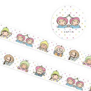 ●JY杂货●国内现货韩国centurybooks peace女孩胶带手帐装饰拼贴