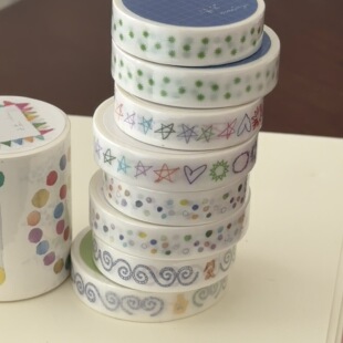 ●JY杂货●现货寄售nemosissy弯曲绿芒符号拉丝星闪和纸胶带 手帐