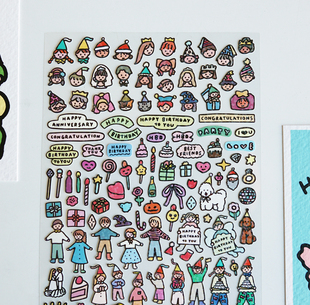 ●JY杂货●国内现货韩国zeroperzero人物风景贴纸胶带 手帐拼贴