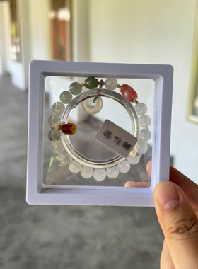 洛阳白马寺手串天山翠手串天山翠平安扣手串寓意好物平安手串礼物