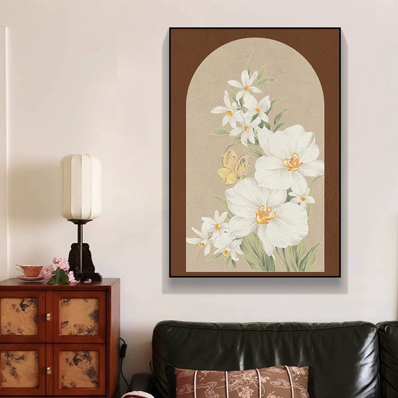 宋代美学新中式装饰画入户玄关过道挂画客厅卧室沙发背景墙壁画