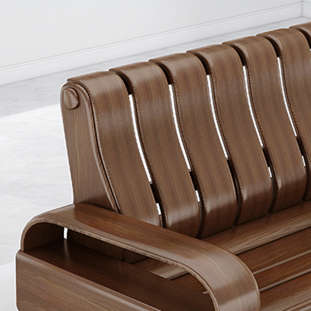 双叶实木家具 SF36(坐板分块)款 实木沙发