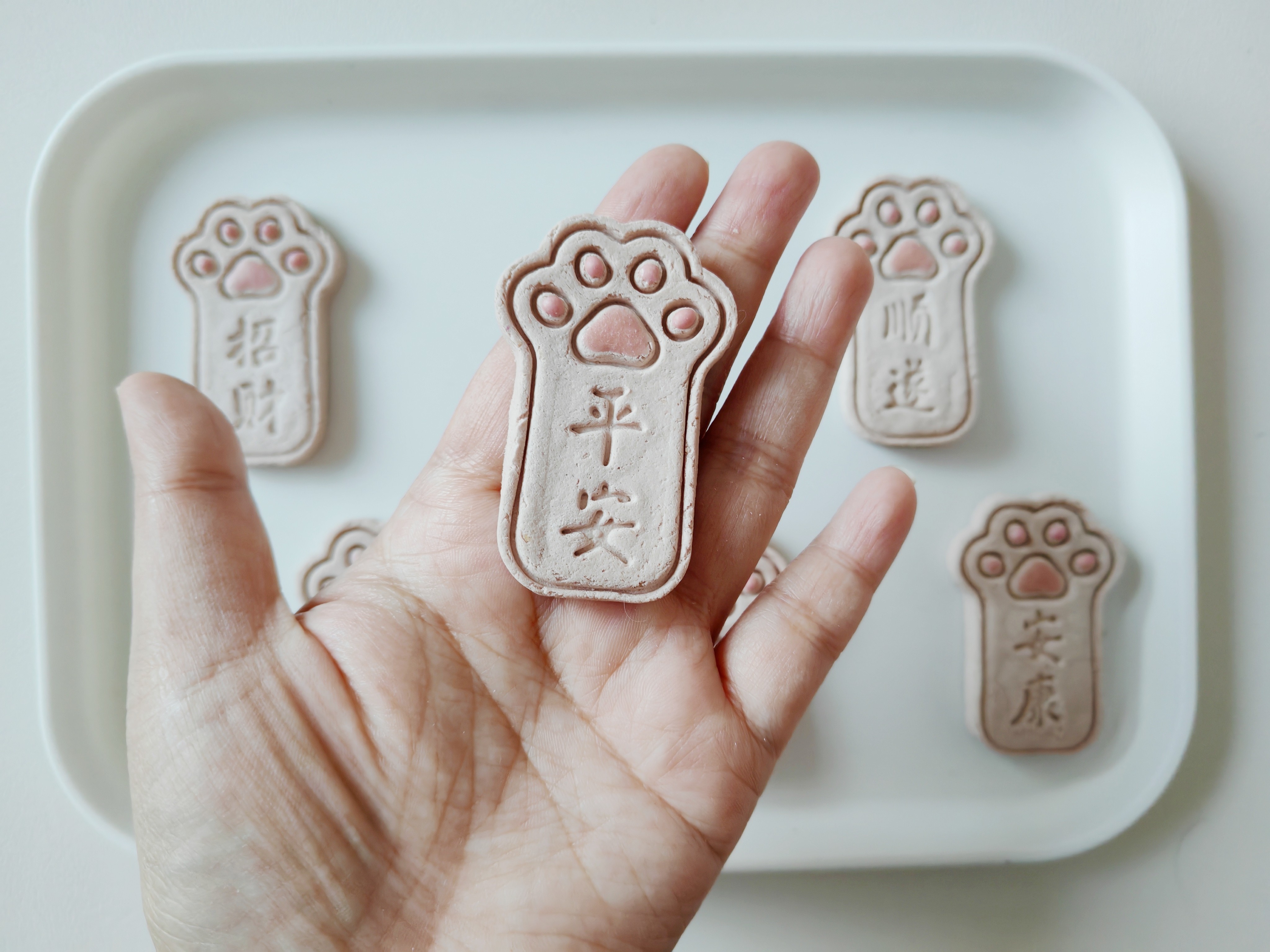 宠物零食纯手工自制无添加新年好运平安宠物饼干猫狗仓鼠通用零食