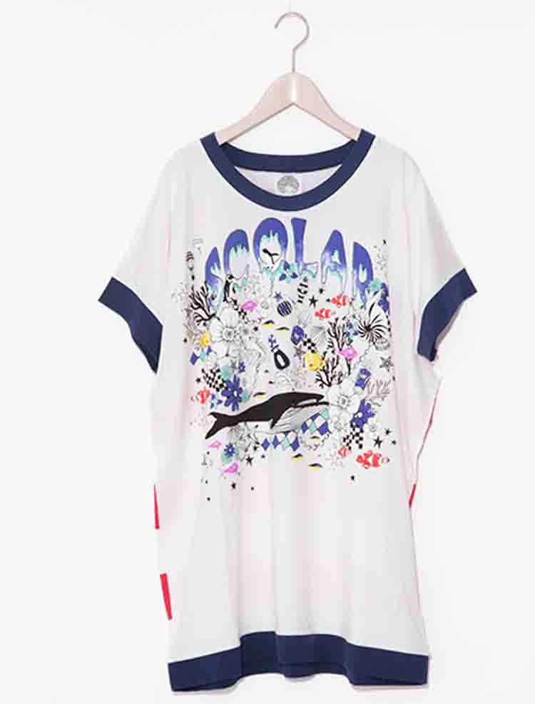 scolar/丝柯乐印花图案英文字母短袖 171408