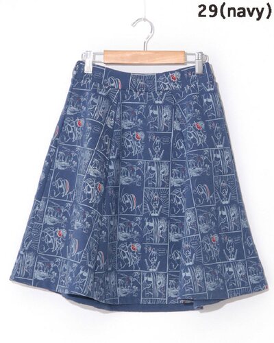 线条格子半身裙新品