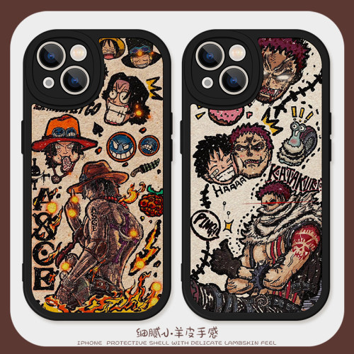 潮酷海贼王卡通手机壳