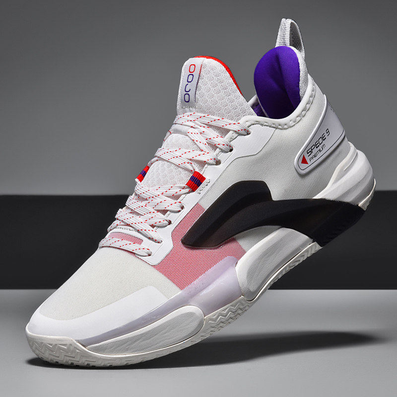 闪击9篮球鞋男款low低帮缓震耐磨实战运动鞋8气垫夏季透气球鞋女