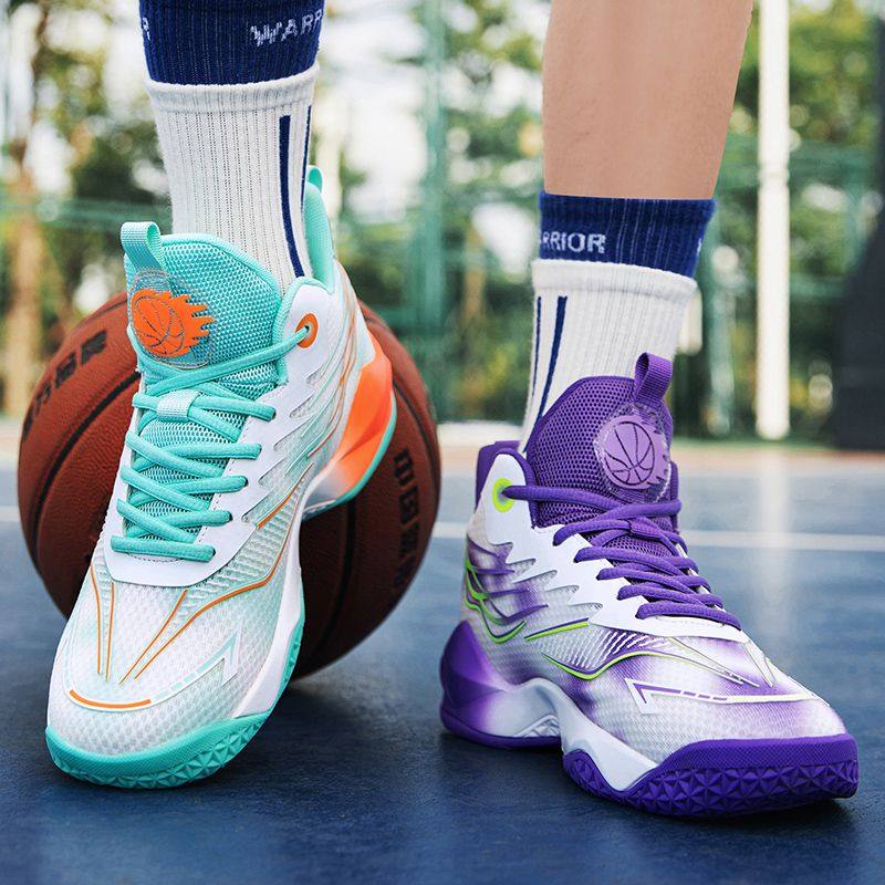 高颜值正品学生运动鞋球鞋夏季室外篮球鞋防滑耐磨透气减震男款