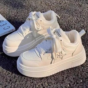 女童板鞋小白鞋2026春款儿童运动鞋厚底增高大童女鞋子学生休闲鞋