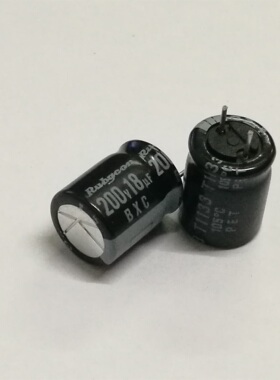 红宝石电解电容200V18UF 可代替200v15uf BXC长寿命105度 10*12