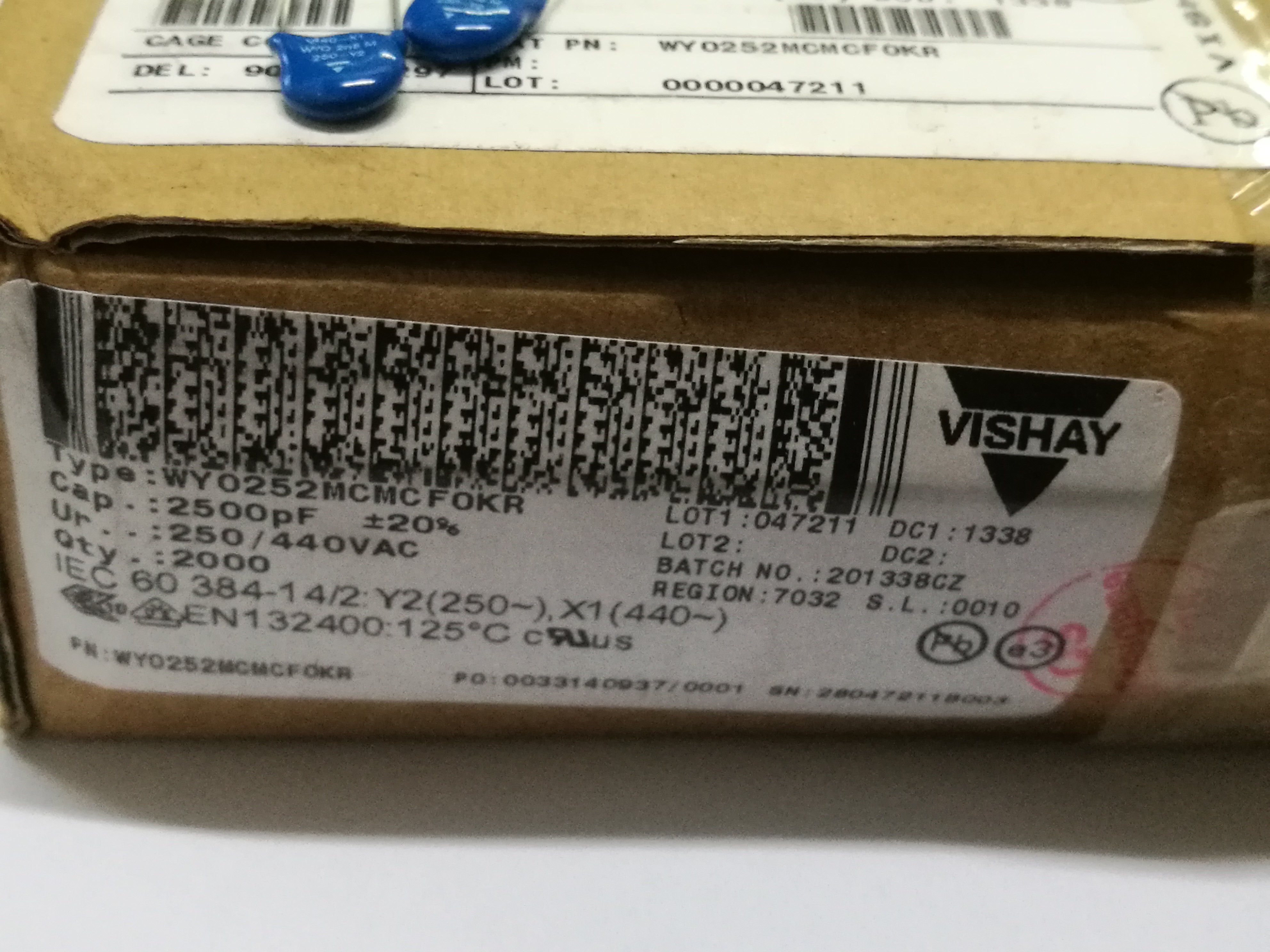 vishay原装进口电容现货可咨询