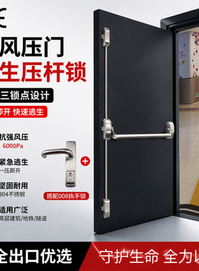 Topone强棒304抗风压门推杆锁