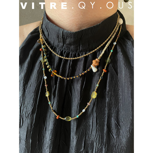 other混合材质女新中式项链