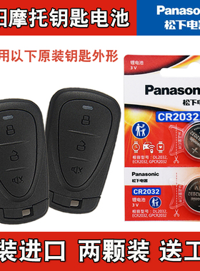 适用三阳HUSKY ADV150 300哈士奇摩托车钥匙遥控器电池电子CR2032