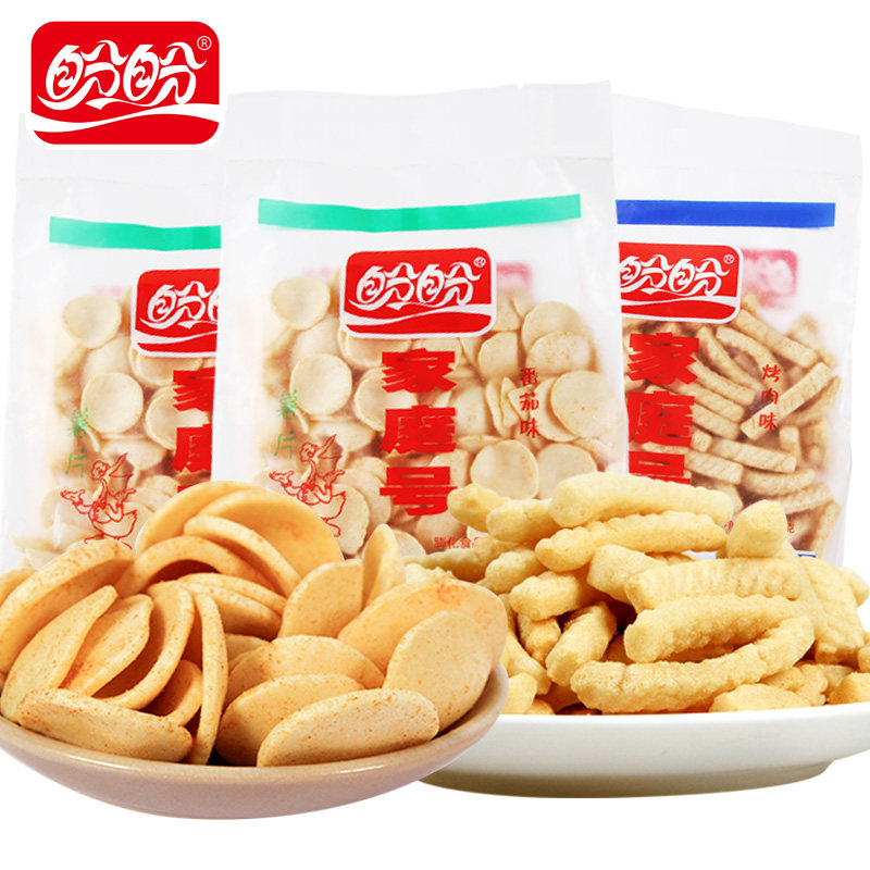 盼盼家庭号零食大礼包薯片虾条