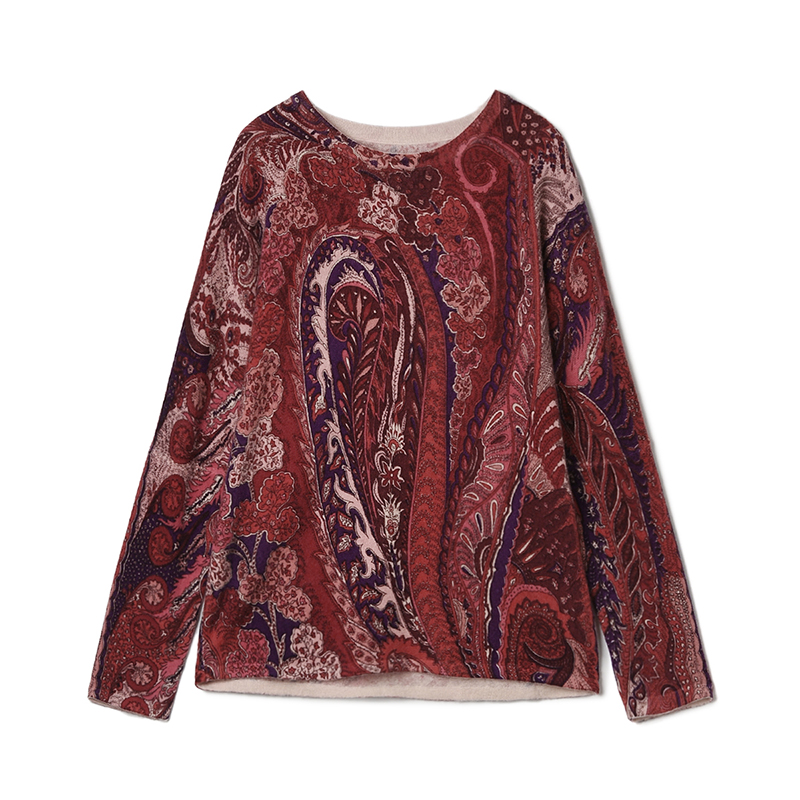 大方套头单件修身绵羊毛